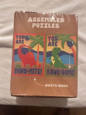 2-for-1 Dinosaur Puzzle Set - Target Bullseye’s Playground - NEW